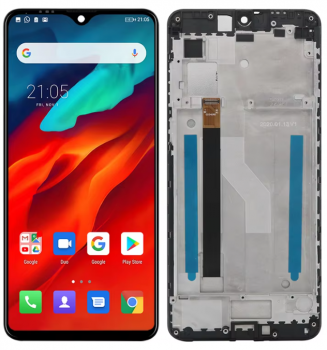 Дисплей Blackview A80 Pro, A80 Plus с сенсором (тачскрином) черный с рамкой Оригинал