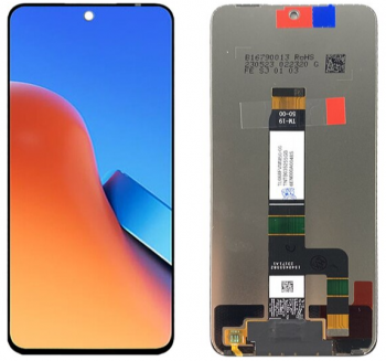 Дисплей Xiaomi Redmi 12 23053RN02A с сенсором (тачскрином) черный Оригинал