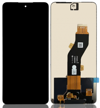 Дисплей Infinix Hot 40i X6528, X6528B с сенсором (тачскрином) черный Оригинал