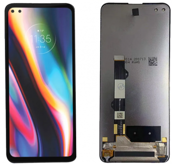 Дисплей Motorola XT2075, XT2075-3 Moto G 5G Plus с сенсором (тачскрином) черный Оригинал