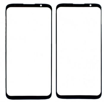Стекло сенсорного экрана Meizu 16Xs M926Q, M926H, M926Y черное Оригинал