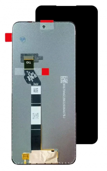 Дисплей Motorola XT2523, XT2523-3 Moto G05, XT2523-6 Moto E15 с сенсором (тачскрином) черный Оригинал