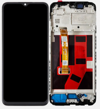 Дисплей Oppo A38 CPH2579. Oppo A18 CPH2591 с сенсором (тачскрином) черный с рамкой Оригинал