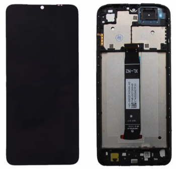 Дисплей Xiaomi Redmi A2 23028RN4DG, 23026RN54G. Redmi A2 Plus с сенсором (тачскрином) черный с рамкой Оригинал