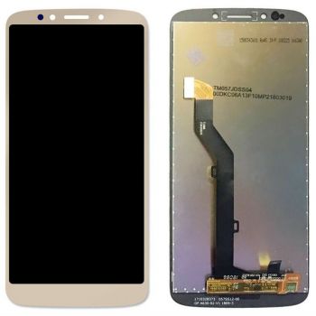 Дисплей (LCD) Motorola XT1944 Moto E5 с сенсором золотистый