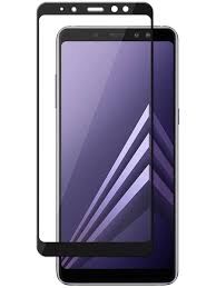 Стекло сенсорного экрана Samsung A530F Galaxy A (2018), черное + OCA пленка Оригинал