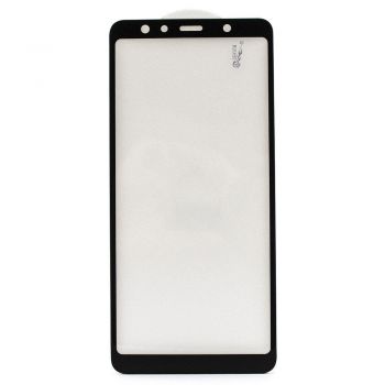 Стекло сенсорного экрана Samsung A750 Galaxy A7 (2018) чёрное + ОСА пленка Оригинал