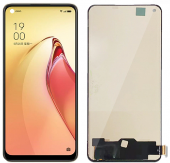 Дисплей Oppo Find X5 Lite CPH2371 с сенсором (тачскрином) черный TFT